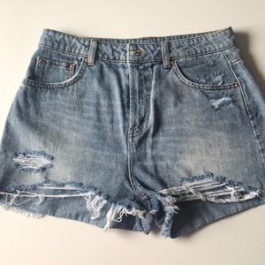 **never been worn** high waisted shorts